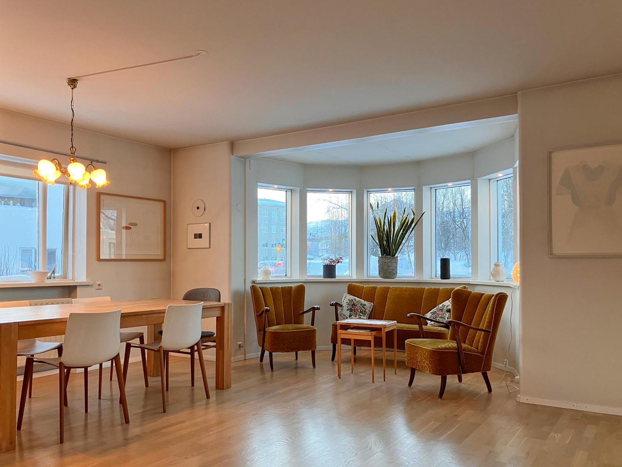 Great Apartment In Akureyri Bagian luar foto
